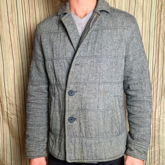 Men's Mixed Wool Winter Jacket - Picture 1 of 8
